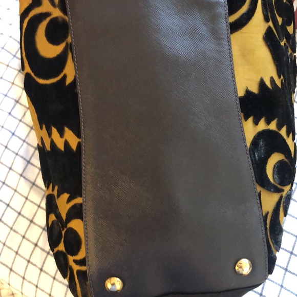 Prada Velluto leather and velvet jacquard purse - Picture 8 of 16